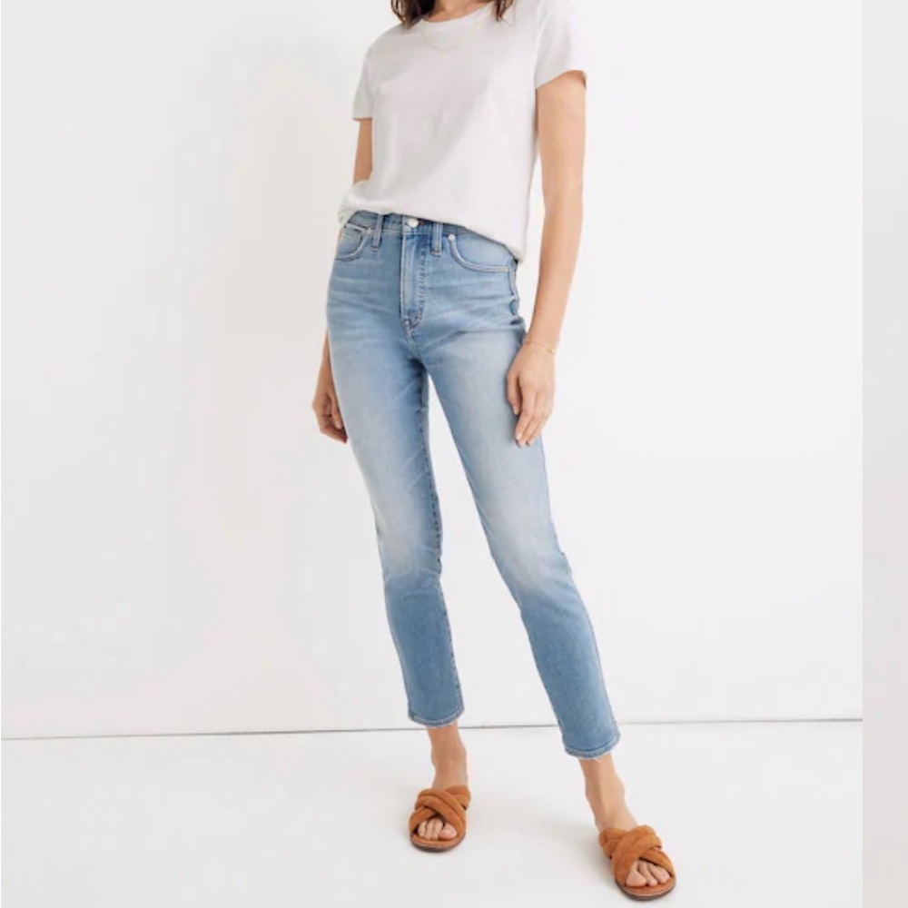 Madewell Light Blue Skinny High-Rise Jeans